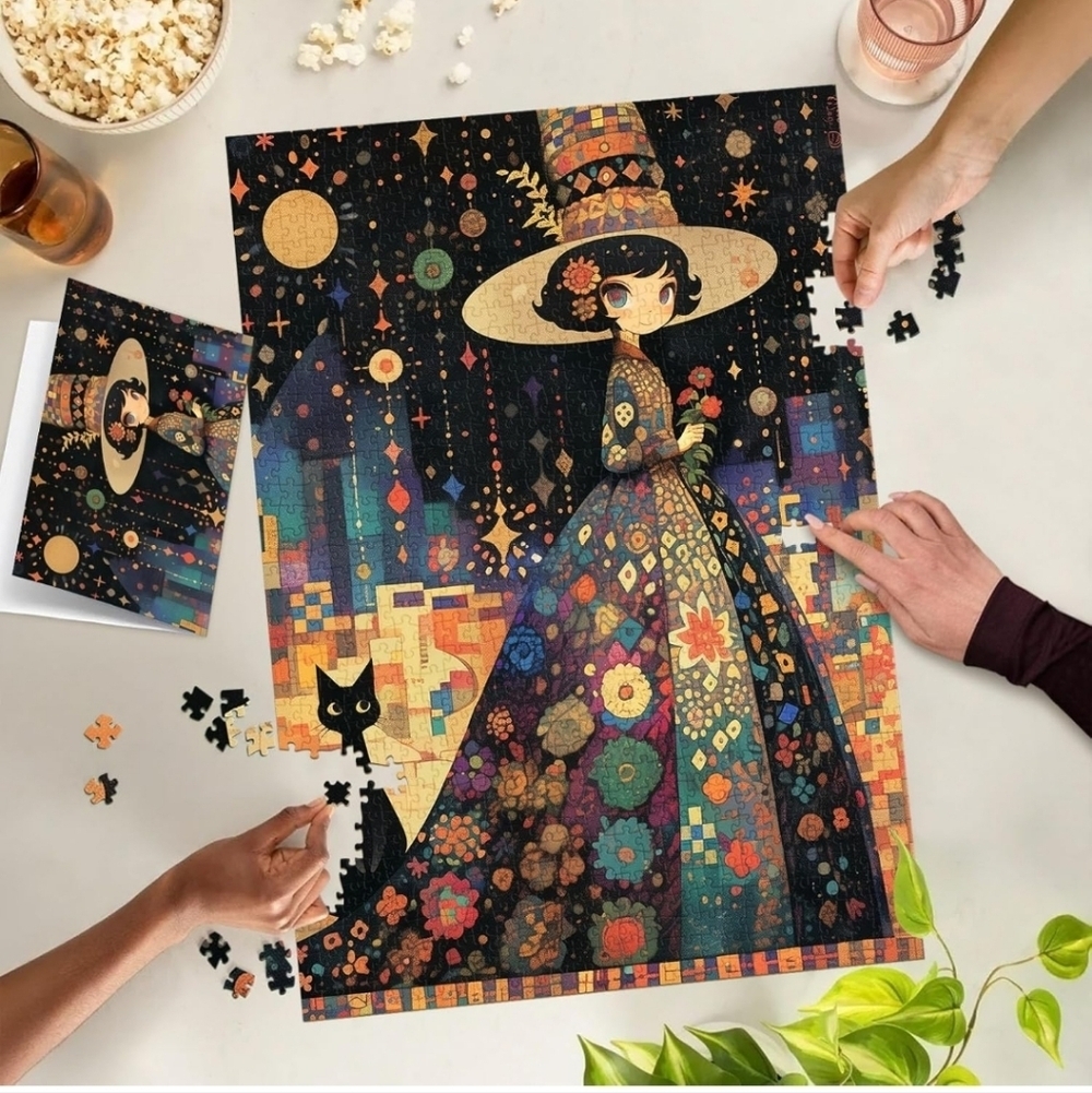Mosaic Enchanted Princess Jigsaw Puzzle, 1000 Piece Puzzle for Adults, Impossibl